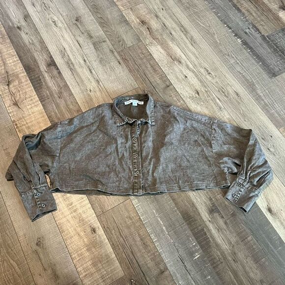 Hyfve long sleeve crop top size m - Picture 1 of 6